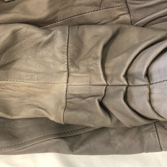 Mike & Chris Hooded Leather Jacket - Picture 5 of 6